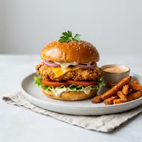 Chicken Burger - MEŞHUR YAĞIZ DÖNER