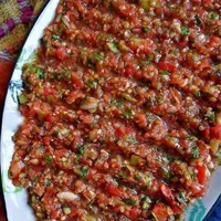 Acılı Ezme | Hot Spicy Tomato Dip - Daraldım Beach & Cafe Ürkmez