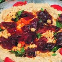 Pastırmalı humus - Hanedan Restaurant
