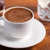 Kış Kahvesi - Mavi Beyaz Boncuk Kafe