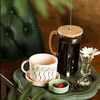 Çikolatalı Filtre Kahve - Mavi Beyaz Boncuk Kafe