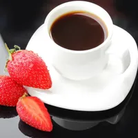Dağ Çilekli Filtre Kahve - Mavi Beyaz Boncuk Kafe