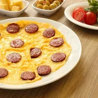 Kasap Sucuklu Omlet - Mavi Beyaz Boncuk Kafe