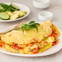 Karışık Omlet - Mavi Beyaz Boncuk Kafe