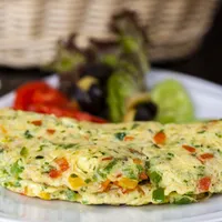 Peynirli Biberli Omlet - Mavi Beyaz Boncuk Kafe