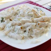 Yoğurtlu Makarna - Mavi Beyaz Boncuk Kafe