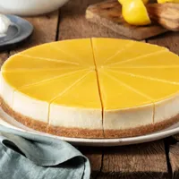 Limonlu Cheesecake - Mavi Beyaz Boncuk Kafe