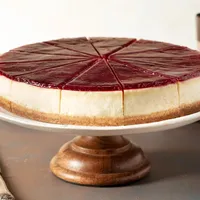 Frambuazlı Cheesecake - Mavi Beyaz Boncuk Kafe