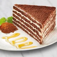 Çikolatalı Marlenka - Mavi Beyaz Boncuk Kafe
