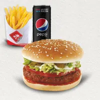KLASİK HAMBURGER + İÇECEK + PATATES - Etiler Marmaris Concept