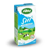 Sütaş süt 1 litre yarım yağlı - CADDE MARKET TIKLA GELSİN7/24 SAAT