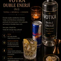 Votka duble ( 8cl ) enerji - Sakız Hanım