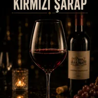 Kırmızı Şarap Kadeh - Sakız Hanım