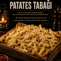 Kaşarlı patates tabaği - Sakız Hanım