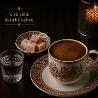 Duble Türk kahvesi - Sakız Hanım