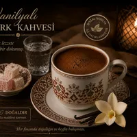 vanilyalı Türk kahvesi - Sakız Hanım