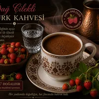 Dağ Çilekli Türk Kahvesi - Sakız Hanım