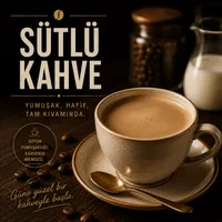 Sütlü kahve - Sakız Hanım