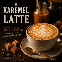 Karemel latte - Sakız Hanım