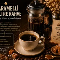 Karamelli Filtre Kahve - Sakız Hanım