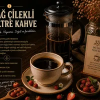Dağ Çilekli Filtre Kahve - Sakız Hanım