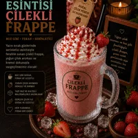 Çilekli Frappe - Sakız Hanım