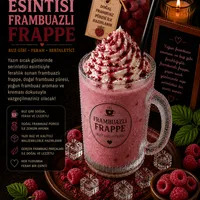 frambuazli frappe - Sakız Hanım