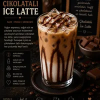 Çikolatalı ıce latte - Sakız Hanım