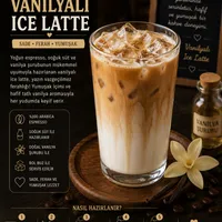 Vanilyalı ıce latte - Sakız Hanım