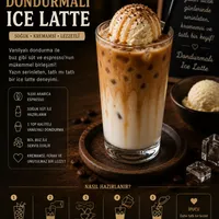 Dondurmalı ıce latte - Sakız Hanım