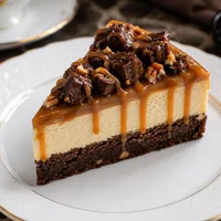 Brownie karamel cheesecake - Sakız Hanım