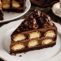 Çikolatakı profiterol pasta - Sakız Hanım