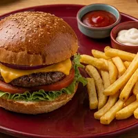 Hamburger - Rain Cafe Okey